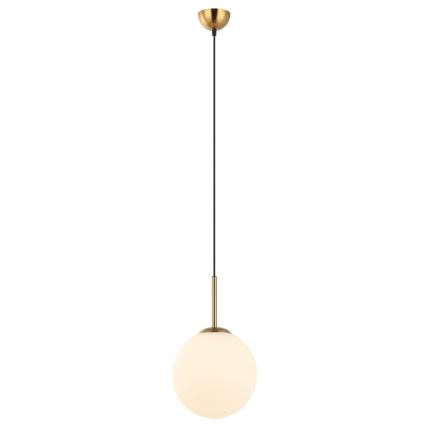 ITALUX - Luster na užetu DEORE 1xE27/40W/230V promjer 25 cm bronca