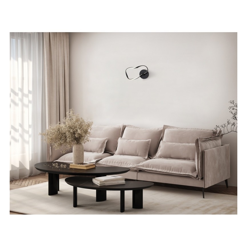 ITALUX - LED zidna svjetiljka AMAYA LED/20W/230V crna