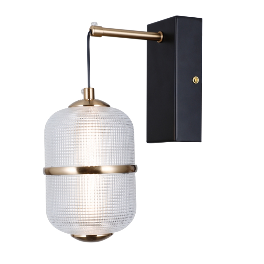 ITALUX - LED zidna svjetiljka ALANI LED/6W/230V 3000K crna/zlatna