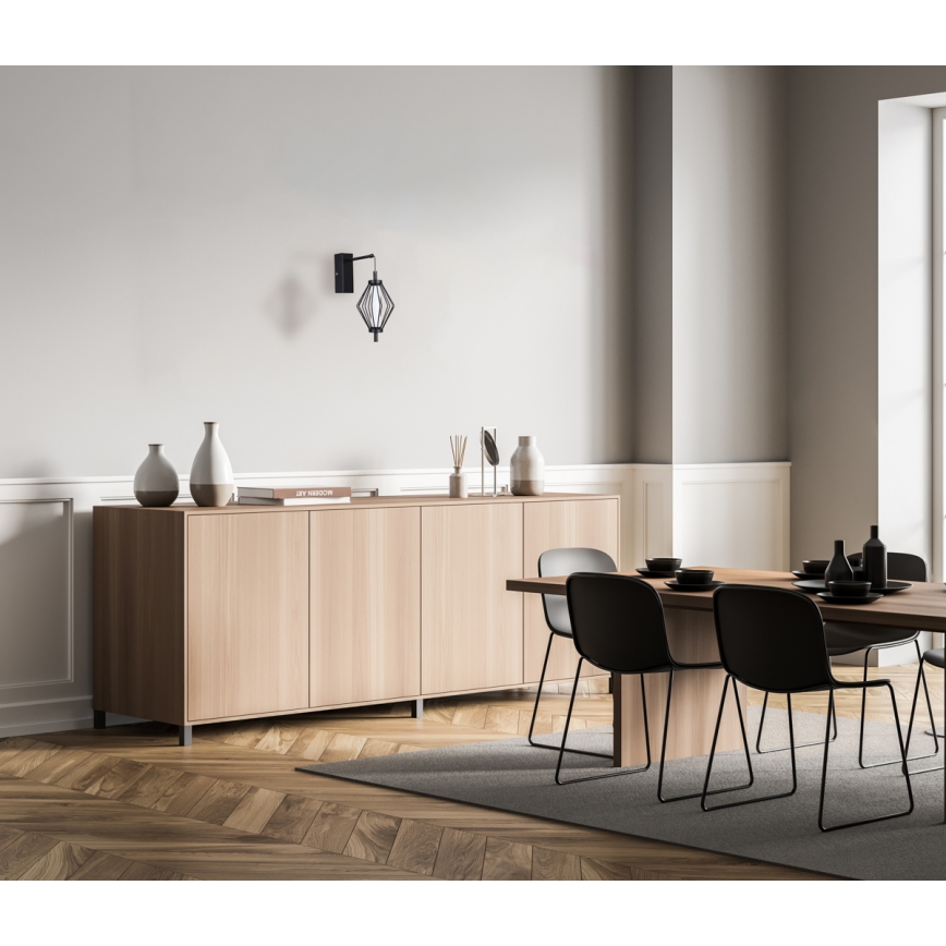 ITALUX - LED zidna svjetiljka SEVILLA LED/5W/230V 3000K crna