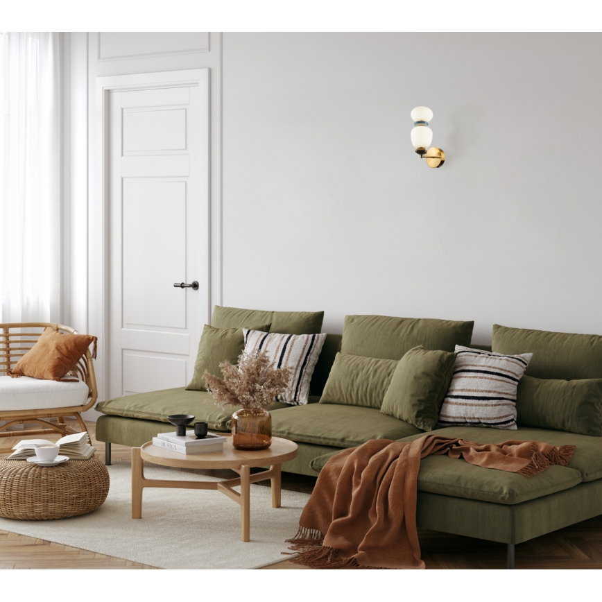ITALUX - LED zidna svjetiljka EVANS LED/12W/230V 3000K zlatna