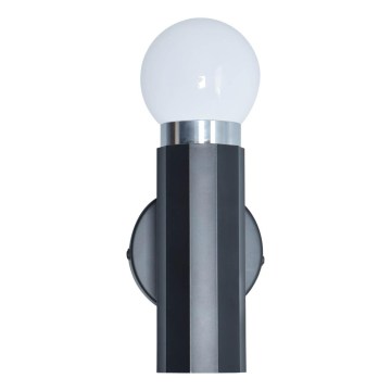 ITALUX - Zidna svjetiljka MACERA 1xE27/40W/230V crna