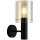 ITALUX - Zidna svjetiljka SARDO 1xE27/40W/230V crna/zlatna