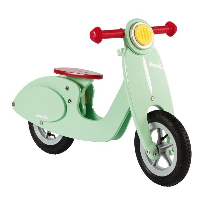 Janod - Dječja bicikl guralica VESPA zelena