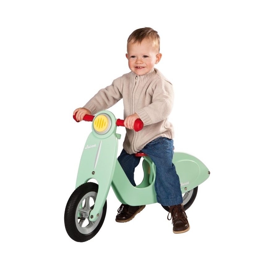 Janod - Dječja bicikl guralica VESPA zelena