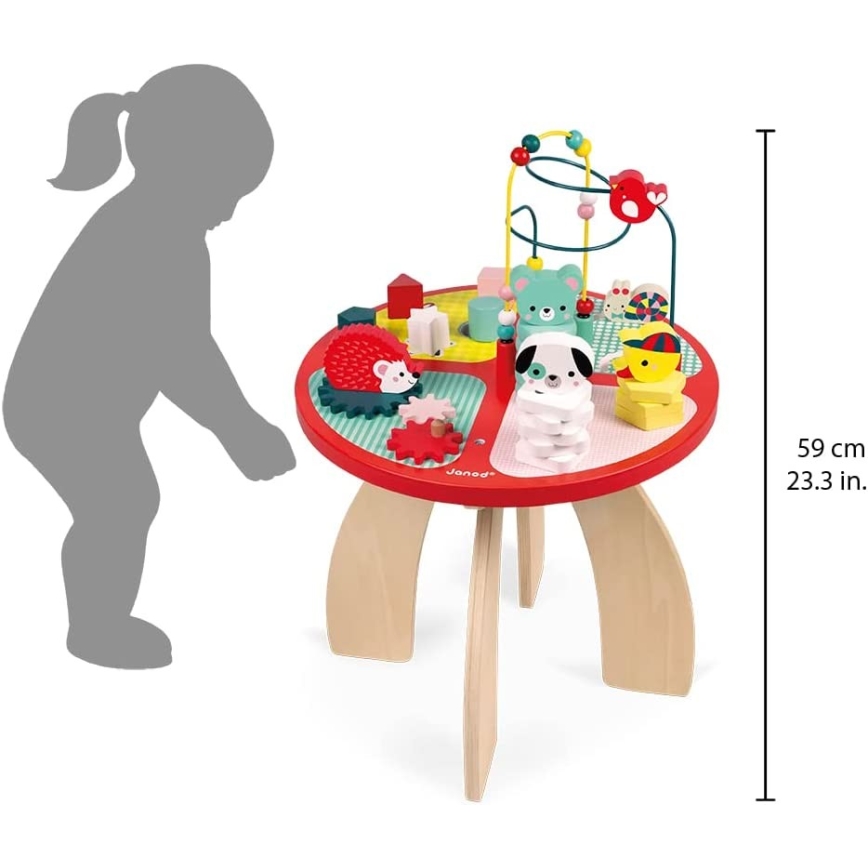 Janod - Dječji interaktivni stolić BABY FOREST