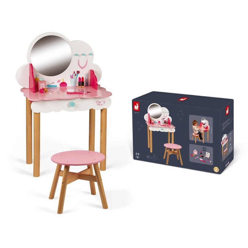 Janod - Dječji kozmetički stolić CANDY CHIC