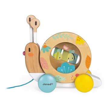 Janod - Drveni puž s ksilofonom PURE