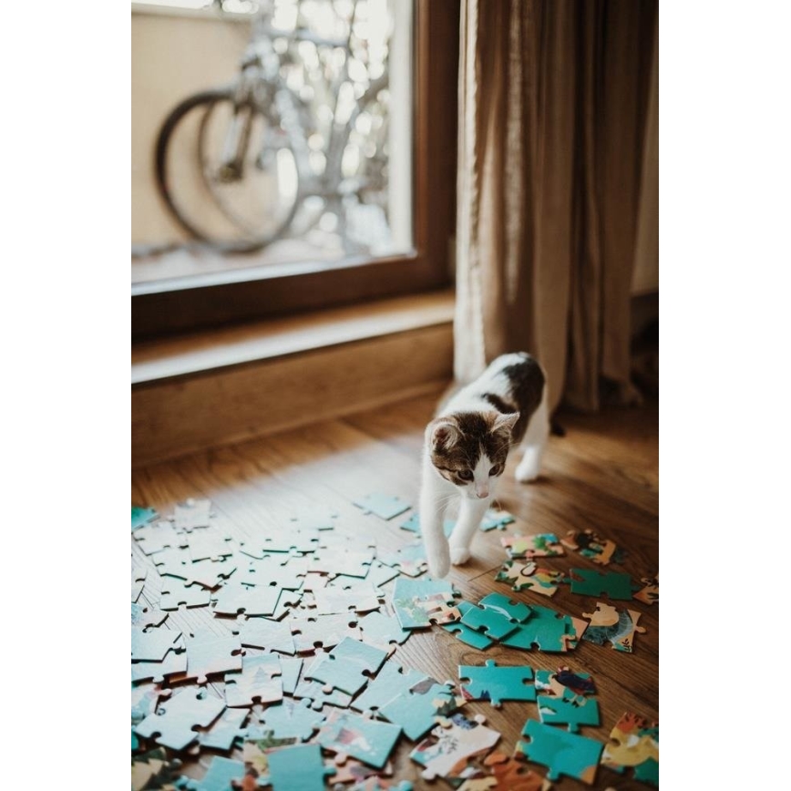 Janod - Dječje edukativne puzzle 200 kom dinosauri