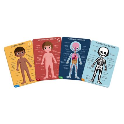 Janod - Dječje edukativne puzzle 225 kom ljudsko tijelo