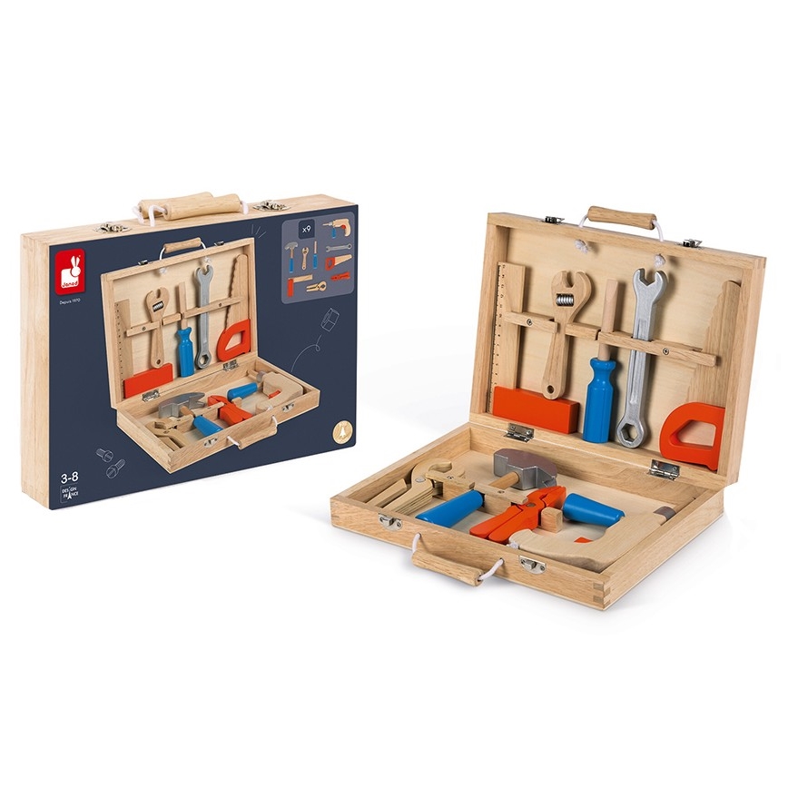 Janod - Kofer s alatima BRICOKIDS