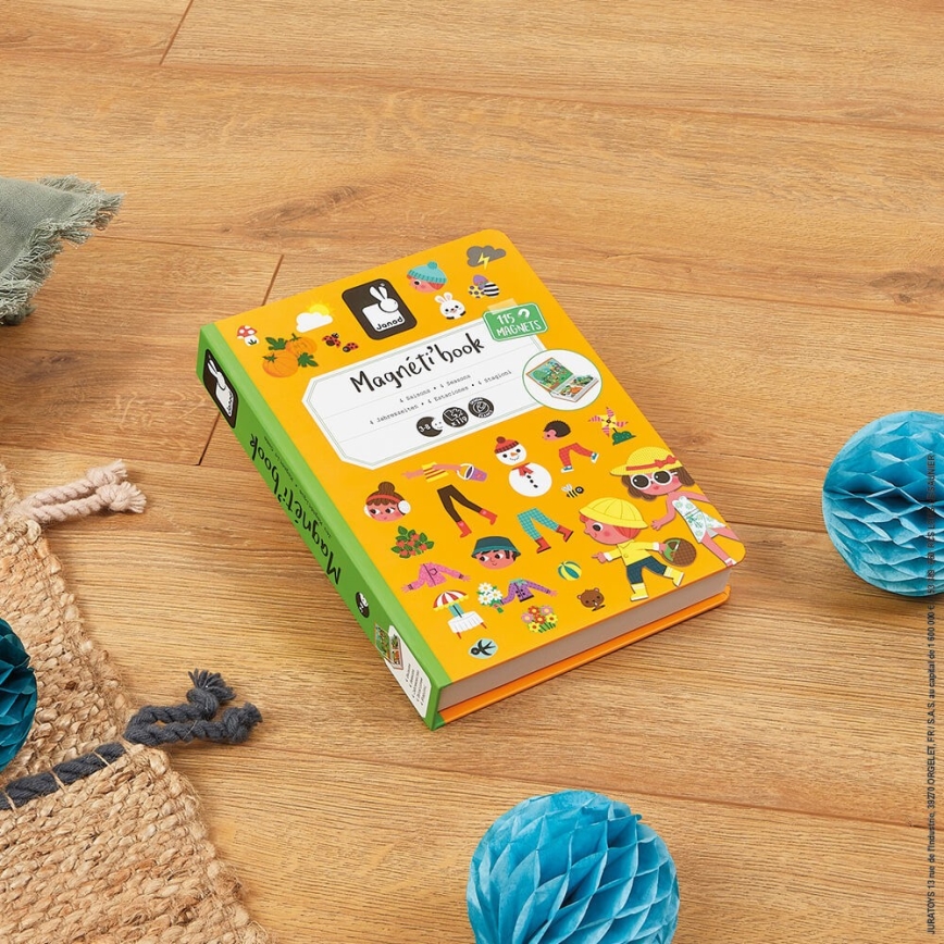 Janod - Magnetički interaktivni set MAGNETIBOOK godišnja doba