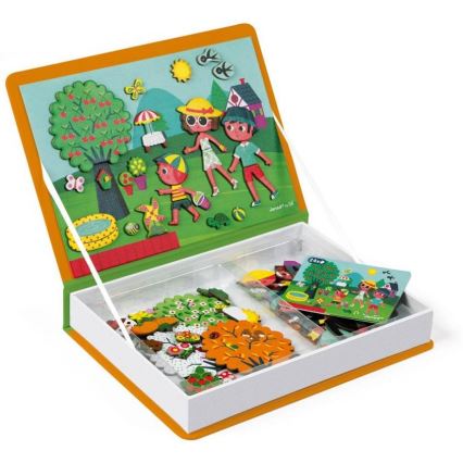 Janod - Magnetički interaktivni set MAGNETIBOOK godišnja doba