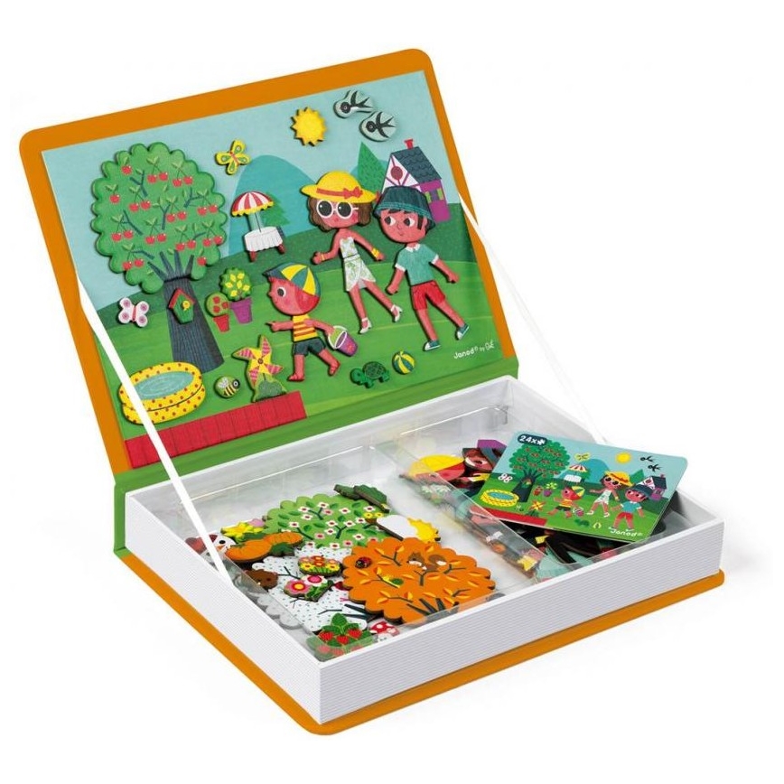 Janod - Magnetički interaktivni set MAGNETIBOOK godišnja doba