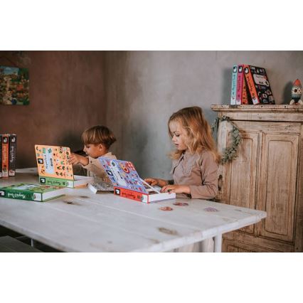 Janod - Magnetički interaktivni set MAGNETIBOOK životinje