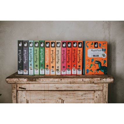 Janod - Magnetički interaktivni set MAGNETIBOOK životinje