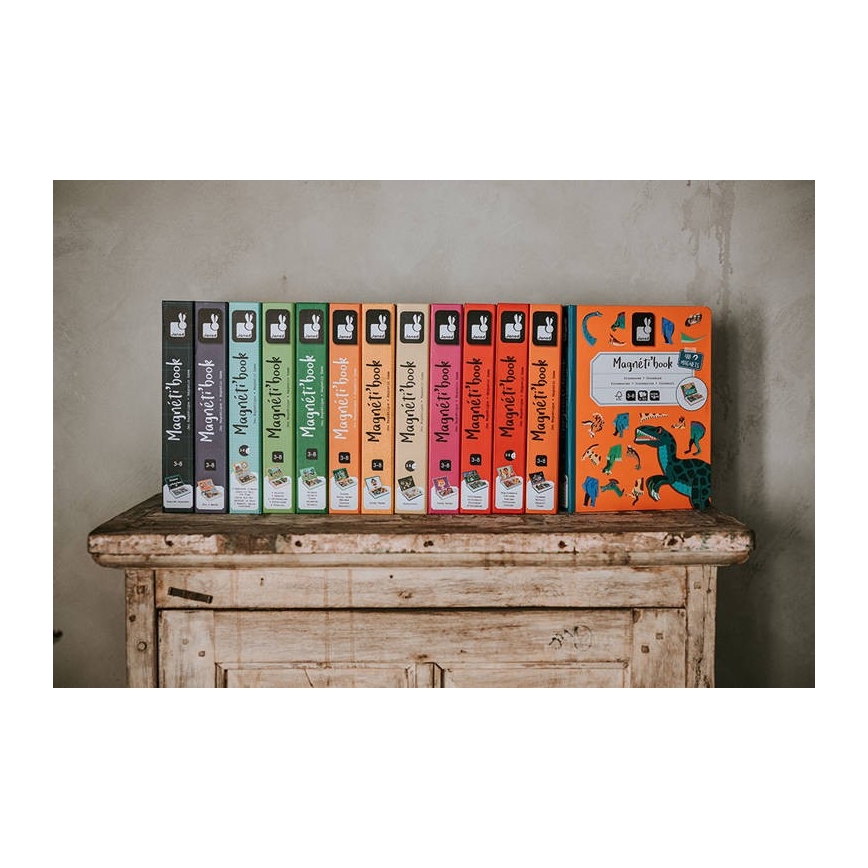 Janod - Magnetički interaktivni set MAGNETIBOOK životinje