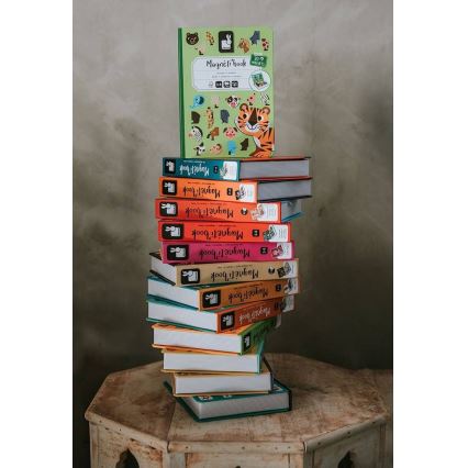 Janod - Magnetički interaktivni set MAGNETIBOOK životinje