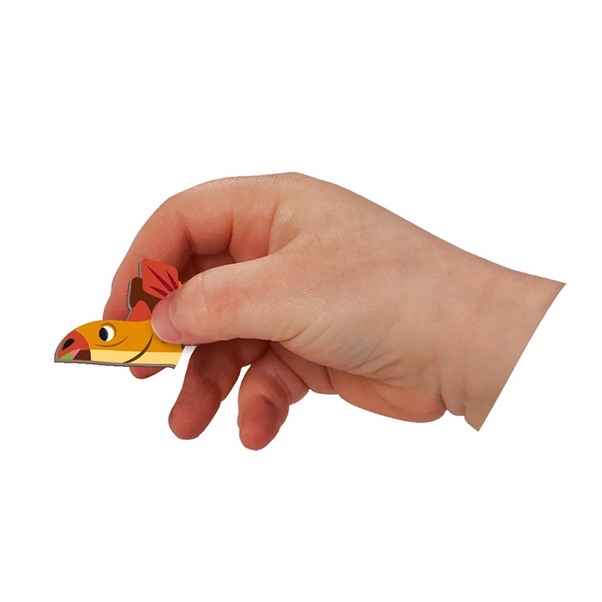 Janod - Magnetski interaktivni set MAGNETIBOOK dinosauri
