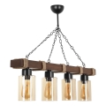 JASMIN-ketjulamppu 4xE27/40W/230V ruskea/beige