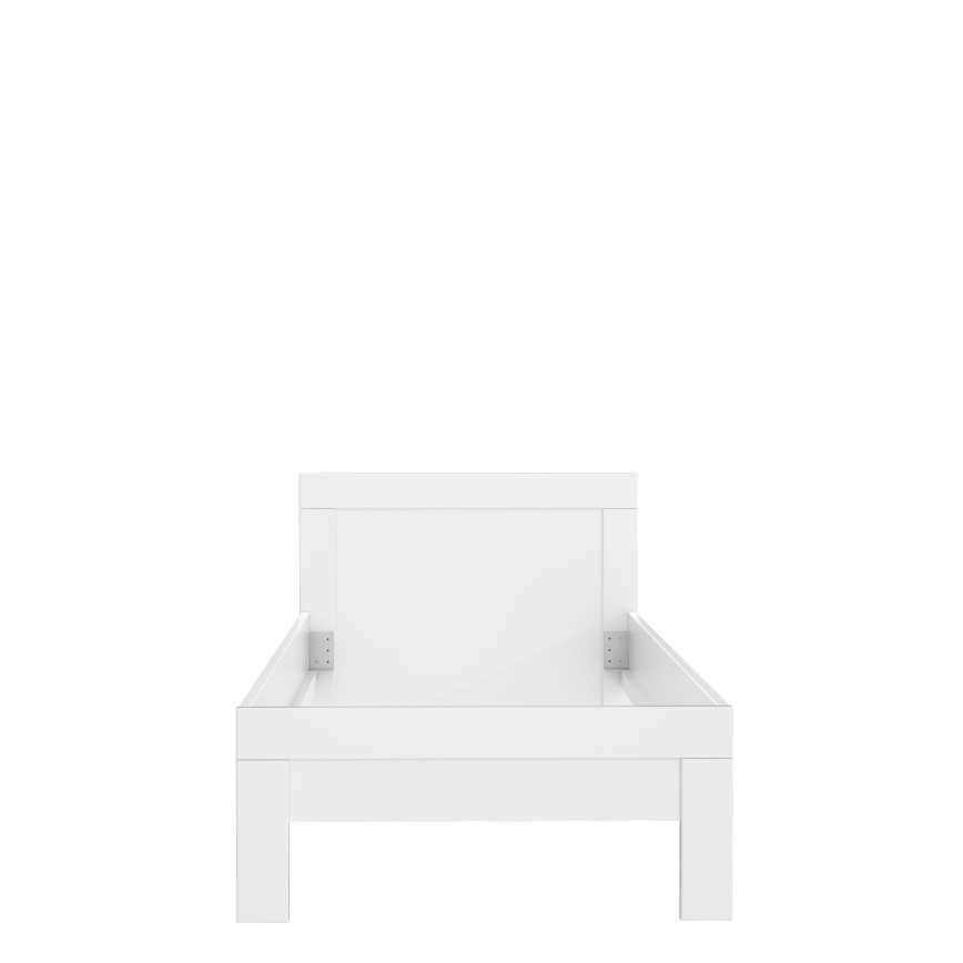 Jednokrevetni krevet SNOWIE 90x200 cm bijeli