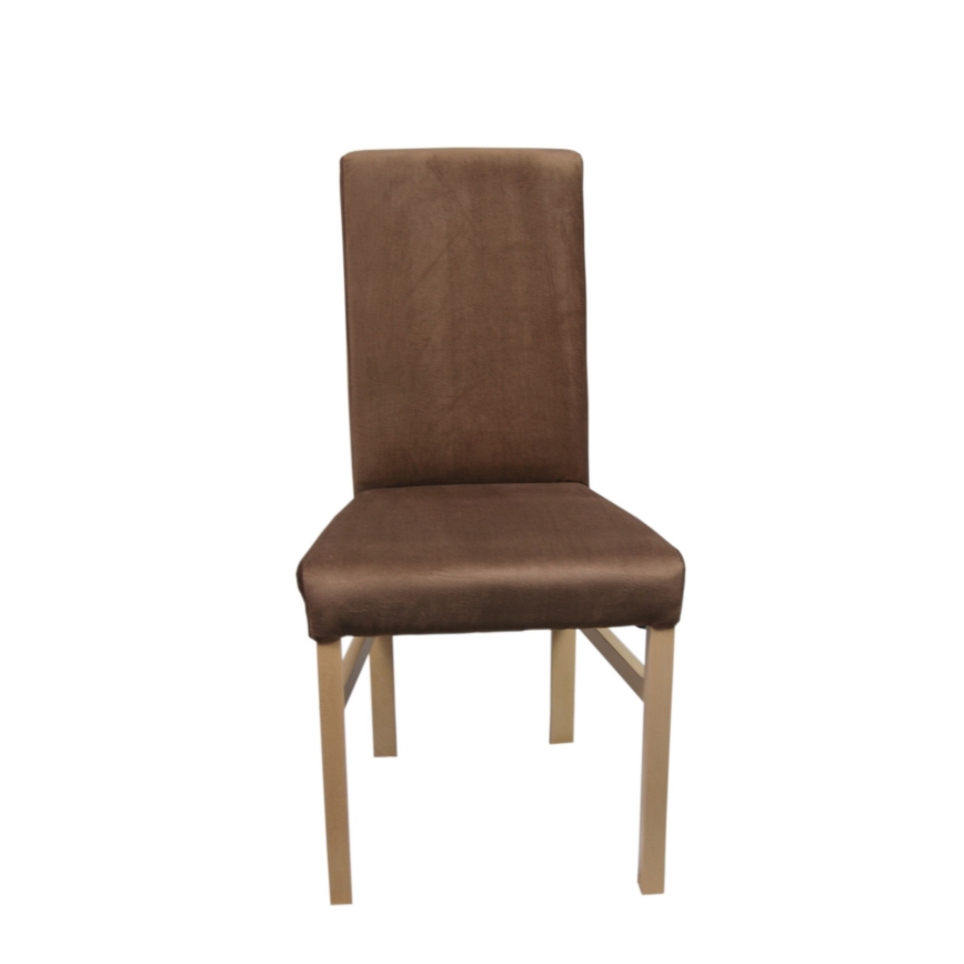 Blagovaonska stolica ALISON smeđa/buk