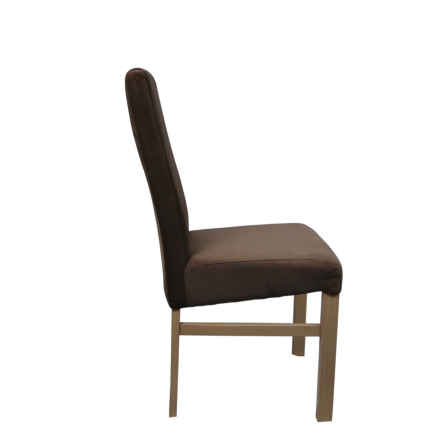 Blagovaonska stolica ALISON smeđa/buk