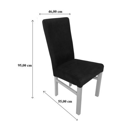 Blagovaonska stolica ALISON smeđa/buk