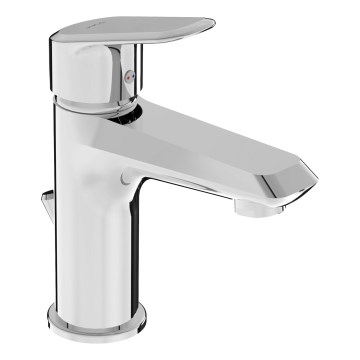 JIKA H3112E10041111 - Miješalica za umivaonik + gornji dio sifona bez preljeva TALAS 17,4 cm sjajni krom