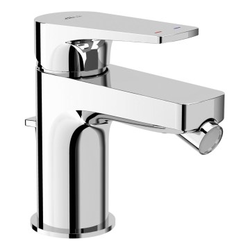 JIKA H3411X10041111 - Miješalica za bide + gornji dio sifona bez preljeva CUBITO 12,8 cm sjajni krom