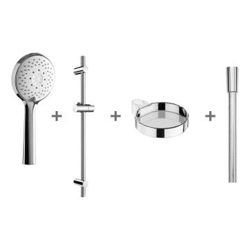 JIKA H3651X00044721 - Set za tuširanje CUBITO sjajni krom