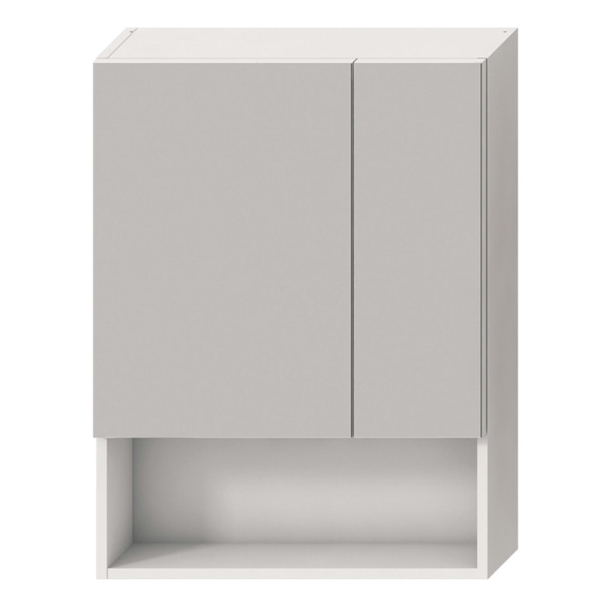 JIKA H4532410383041 - Ormarić s ogledalom i policom LYRA 80x60 cm bijela