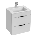 JIKA H4536121763001 - Ormarić za kupaonicu s umivaonikom CUBE 60,7x55 cm bijela