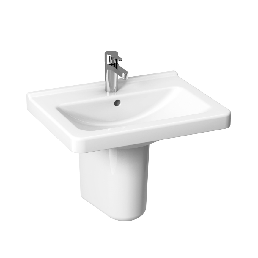 JIKA H8104230001041 - Zidni umivaonik CUBITO 60x45 cm keramika/bijela
