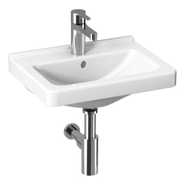 JIKA H8114220001041 - Zidni umivaonik CUBITO 45x34 cm keramika/bijela