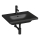 JIKA H8127137161041 - Zidni umivaonik MIO 60x45 cm keramika/mat crna