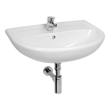 JIKA H8143840001041 - Zidni umivaonik LYRA 65x52 cm keramika/bijela