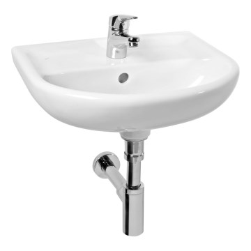JIKA H8153820001041 - Zidni umivaonik LYRA 45x37 cm keramika/bijela