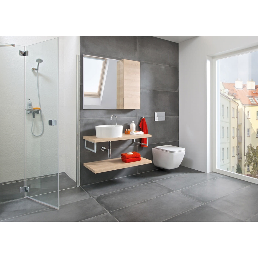 JIKA H8184200001121 - Umivaonik za ploču CUBITO promjera 40 cm keramika/bijela