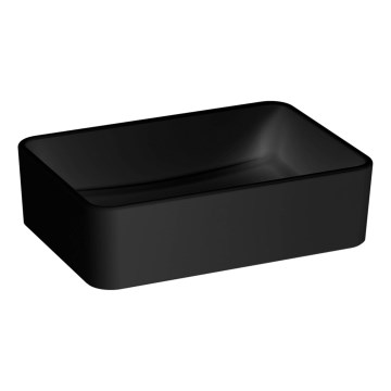 JIKA H8184237161121 - Nadgradni umivaonik CUBITO 50x35 cm keramika/mat crna