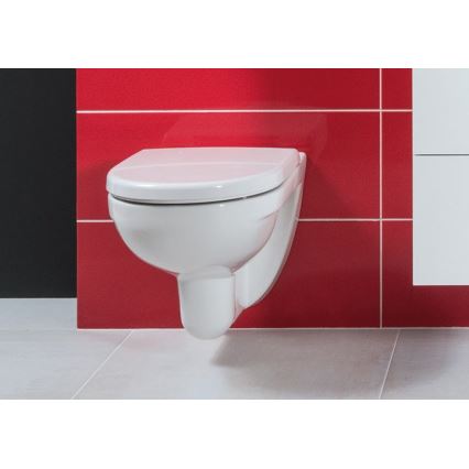 JIKA H8663850000001- Zidna WC školjka LYRA keramika/bijela + WC daska LYRA duroplast/bijela