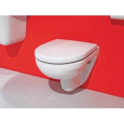 JIKA H8663850000001- Zidna WC školjka LYRA keramika/bijela + WC daska LYRA duroplast/bijela