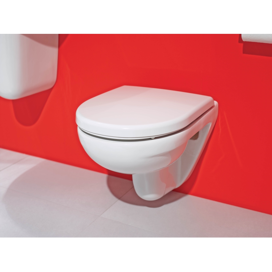 JIKA H8663850000001- Zidna WC školjka LYRA keramika/bijela + WC daska LYRA duroplast/bijela
