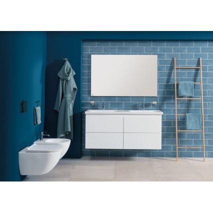 JIKA H8667140000001 - Zidna WC školjka MIO keramika/bijela + WC sjedalo SoftClose MIO duroplast/bijela