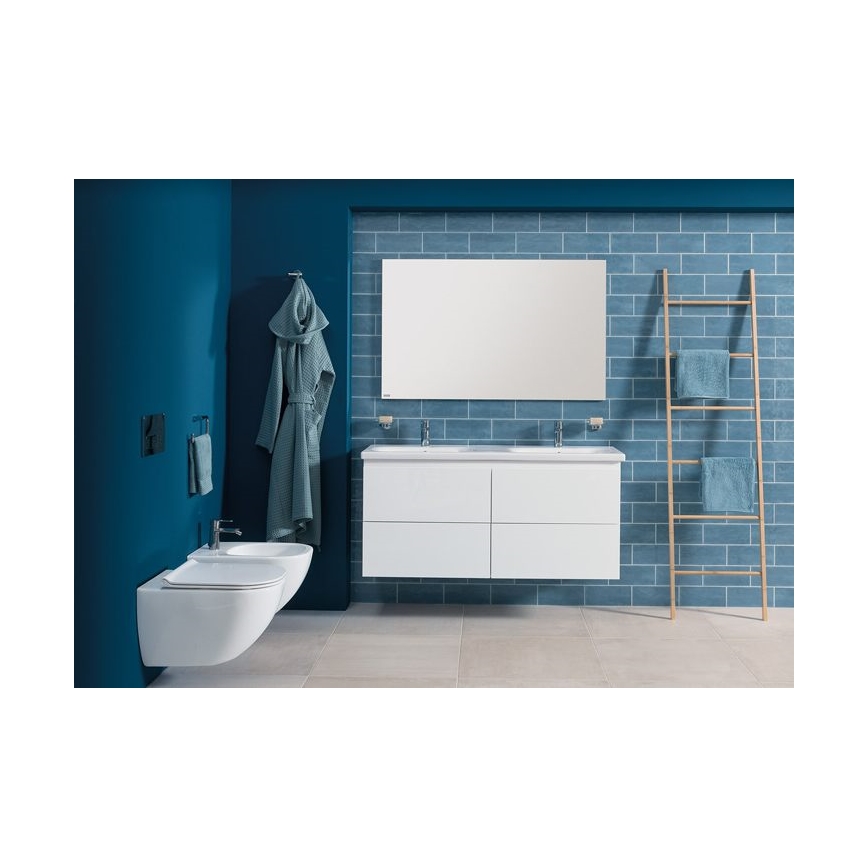 JIKA H8667140000001 - Zidna WC školjka MIO keramika/bijela + WC sjedalo SoftClose MIO duroplast/bijela