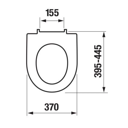 JIKA H8903850000631 - WC daska SoftClose LYRA duroplast/bijela