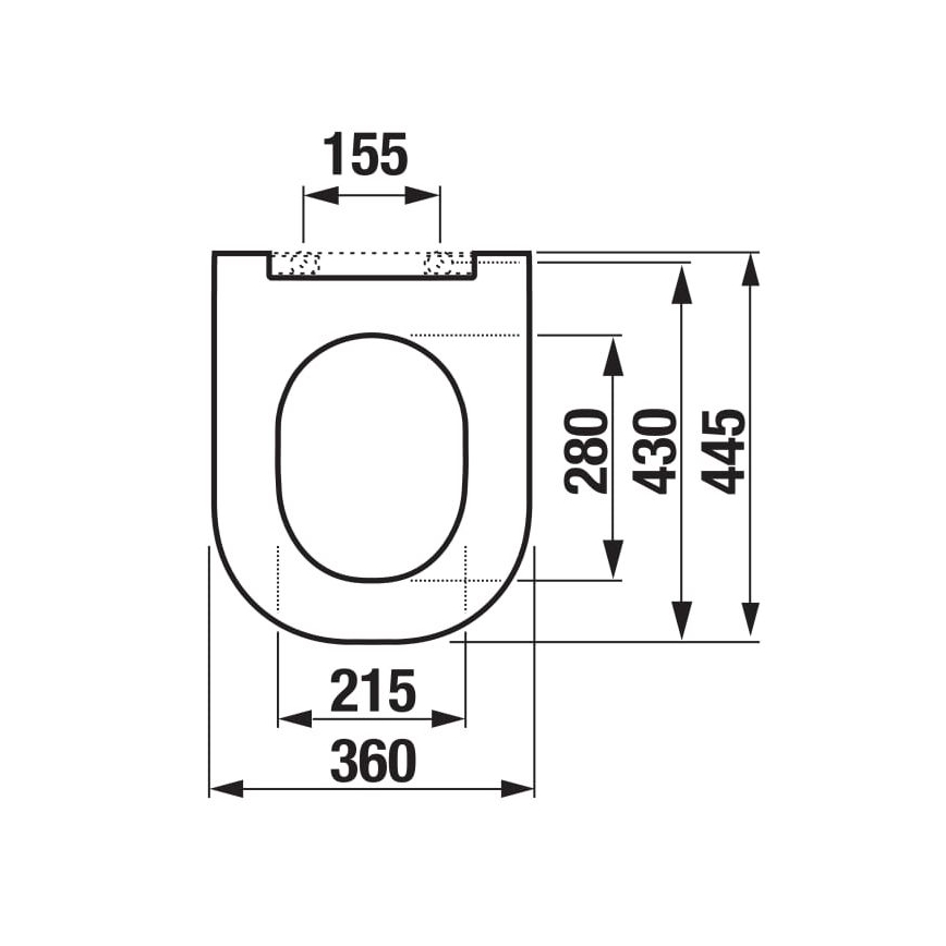 JIKA H8917150000631 - WC daska MIO duroplast/bijela