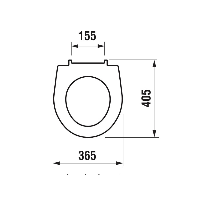 JIKA H8933803000631 - Toaletna daska LYRA duroplast/bijela