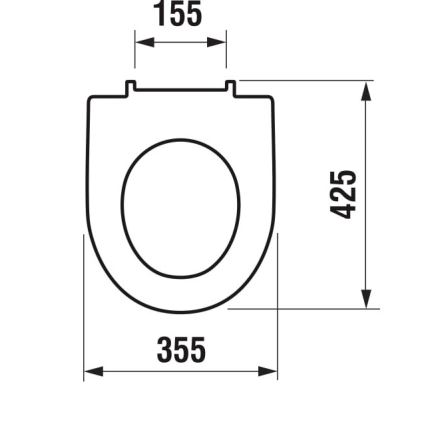 JIKA H8933853000001 - WC daska SoftClose LYRA duroplast/bijela