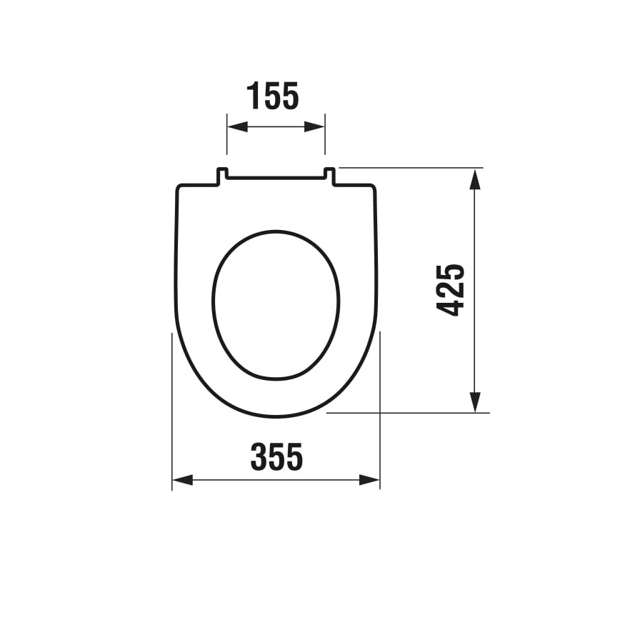 JIKA H8933853000001 - WC daska SoftClose LYRA duroplast/bijela